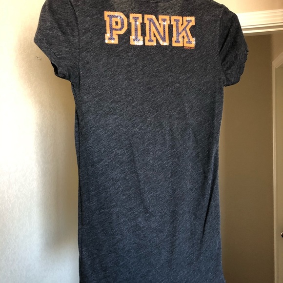 Pink collegiate tee UVA Univ of Virginia - Picture 3 of 5